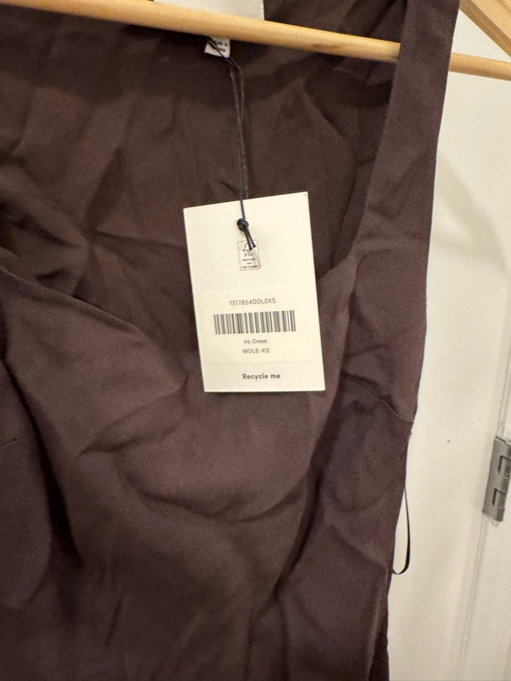 NWT reformation iro dress in mole - size XS - Picture 5 of 6